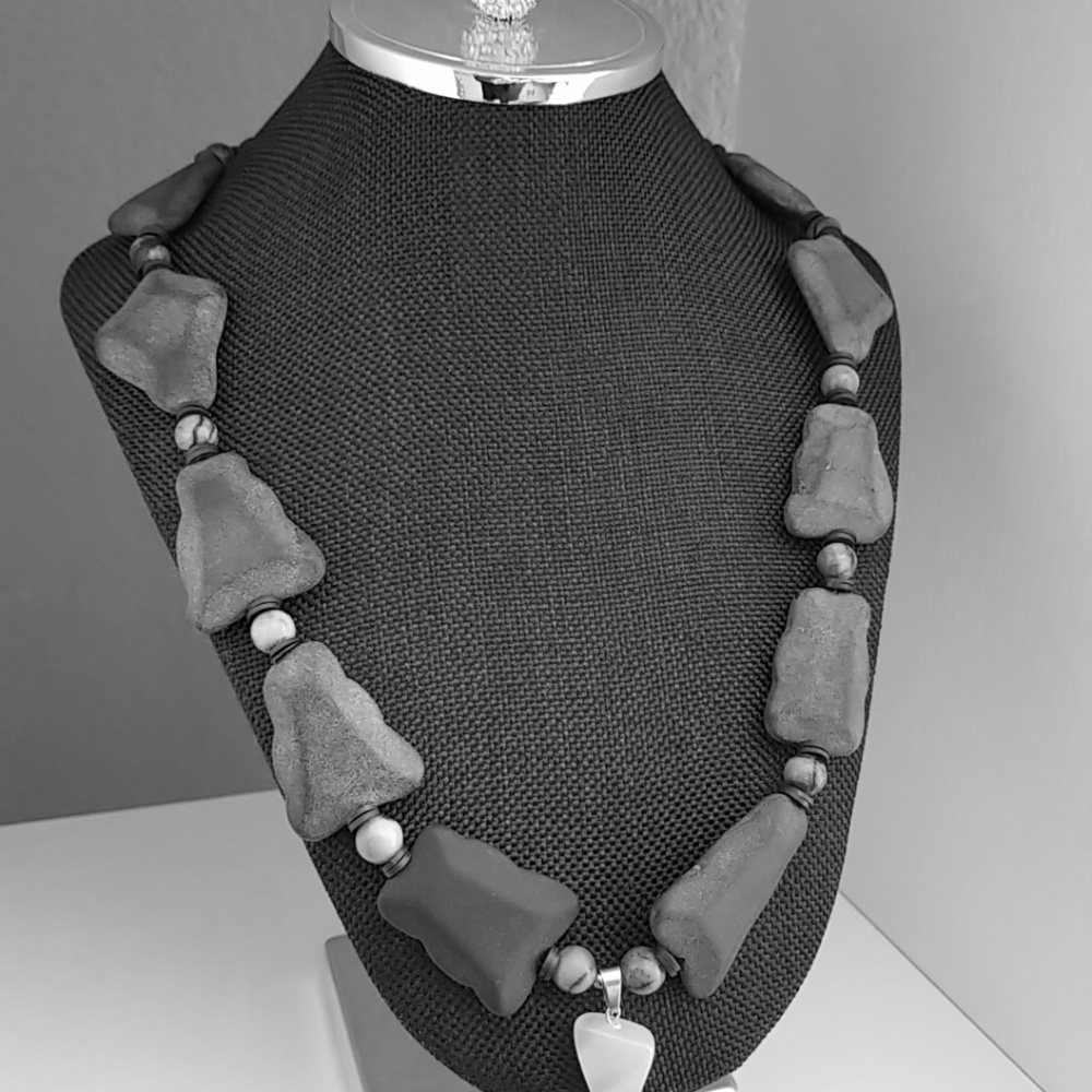 A black Jade necklace